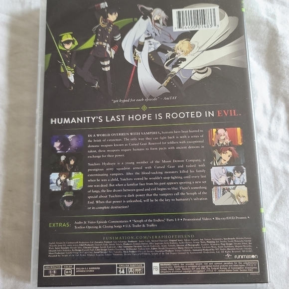 Anime Seraph of the End Vampire Reign Dvd - Picture 4 of 6